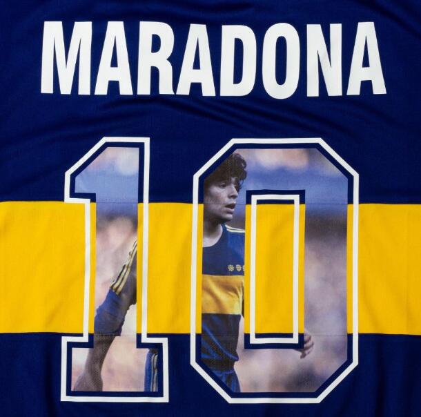 Maradona #10 Boca Juniors Home Kit Soccer Jersey 2020/21